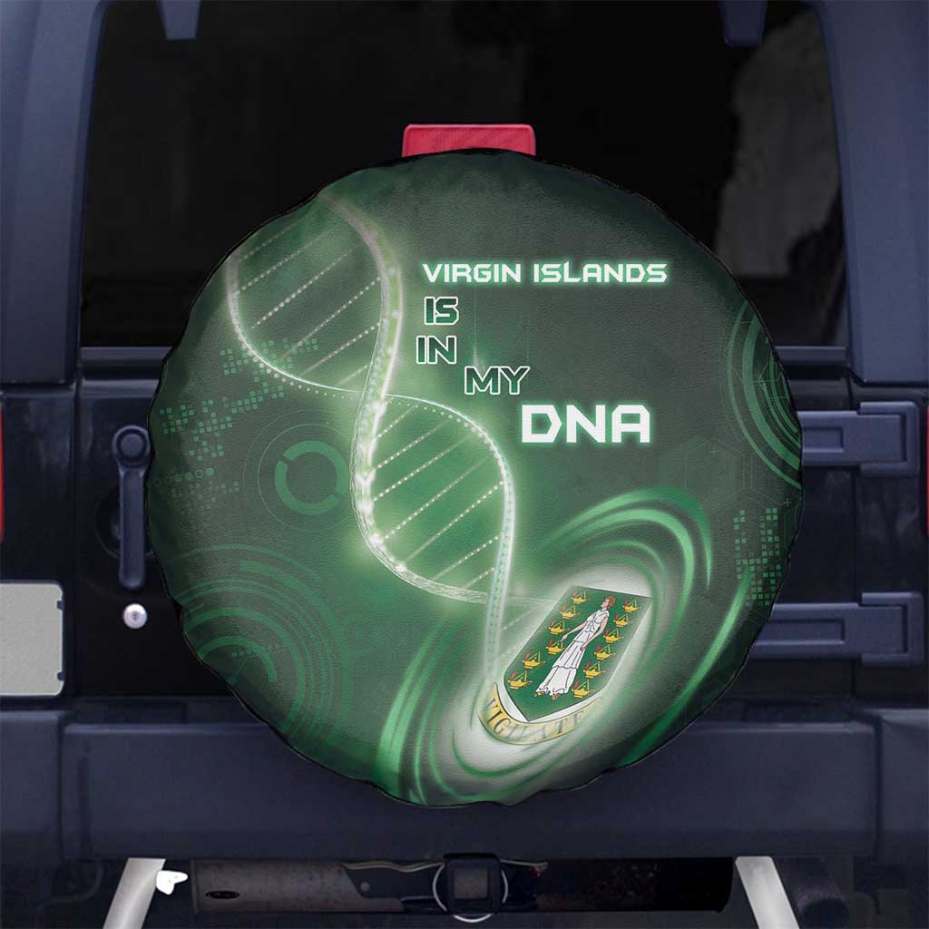 The British Virgin Islands Is In My DNA Spare Tire Cover - Wonder Print Shop