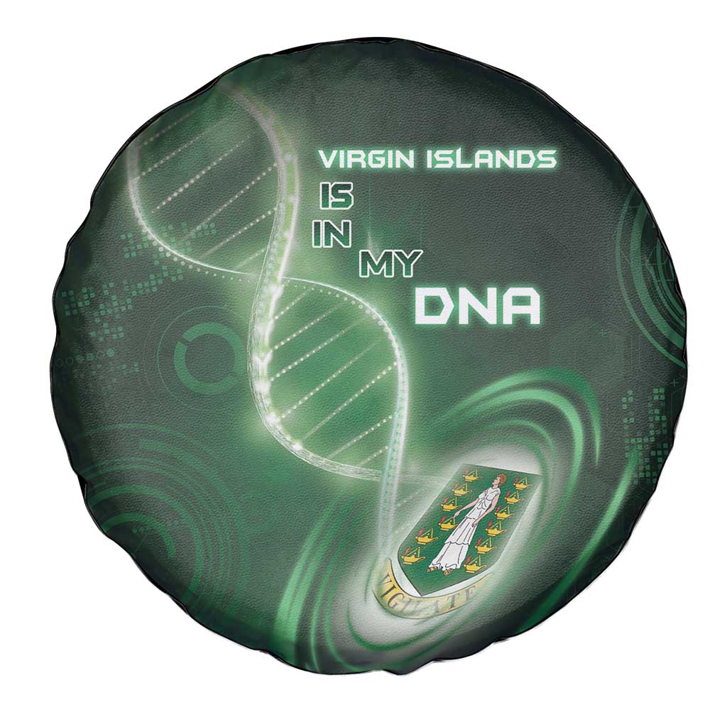 The British Virgin Islands Is In My DNA Spare Tire Cover - Wonder Print Shop