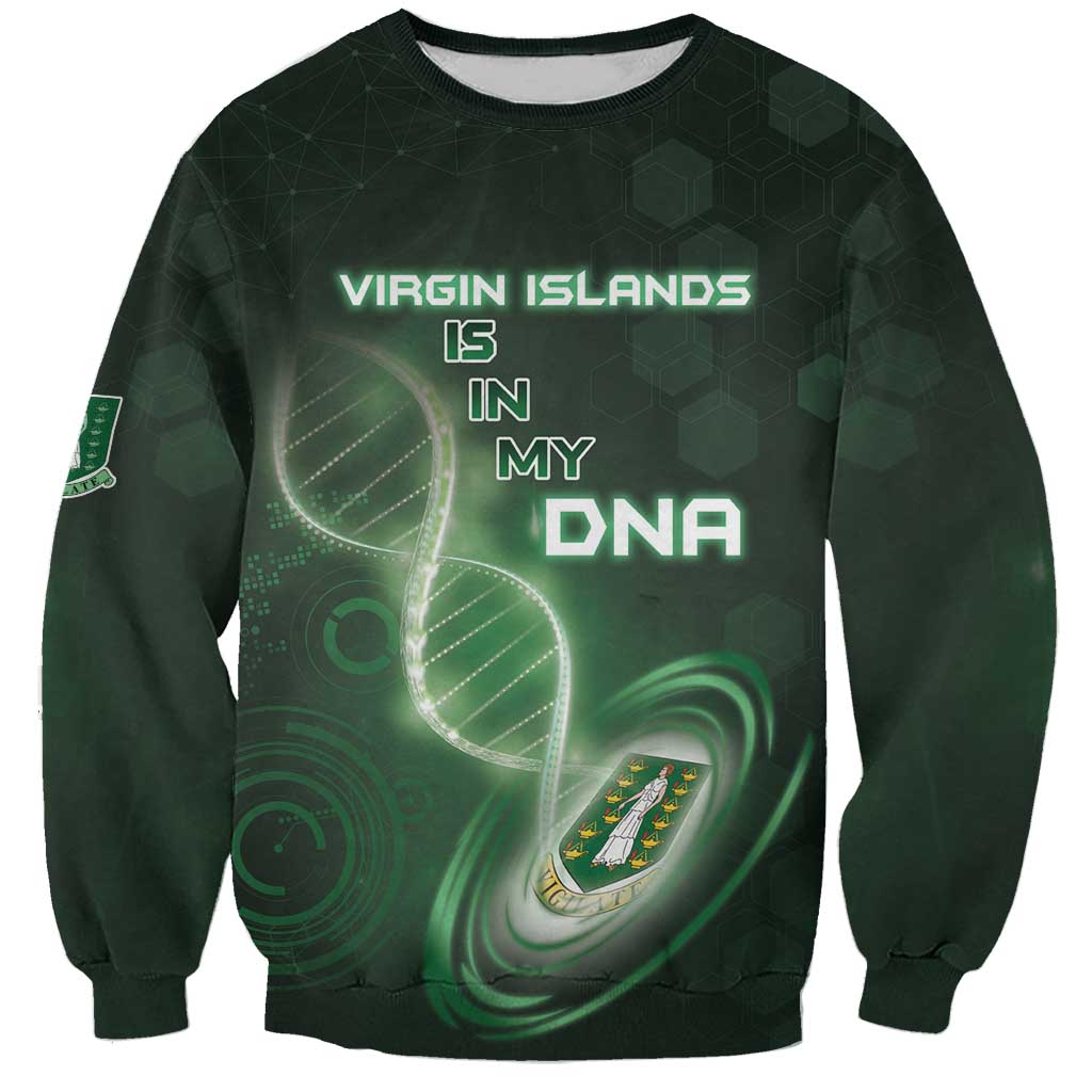 Personalized The British Virgin Islands Is In My DNA Sweatshirt - Wonder Print Shop