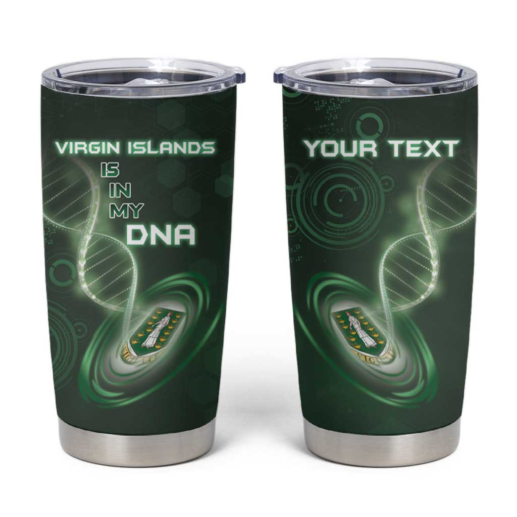 Personalized The British Virgin Islands Is In My DNA Tumbler Cup - Wonder Print Shop