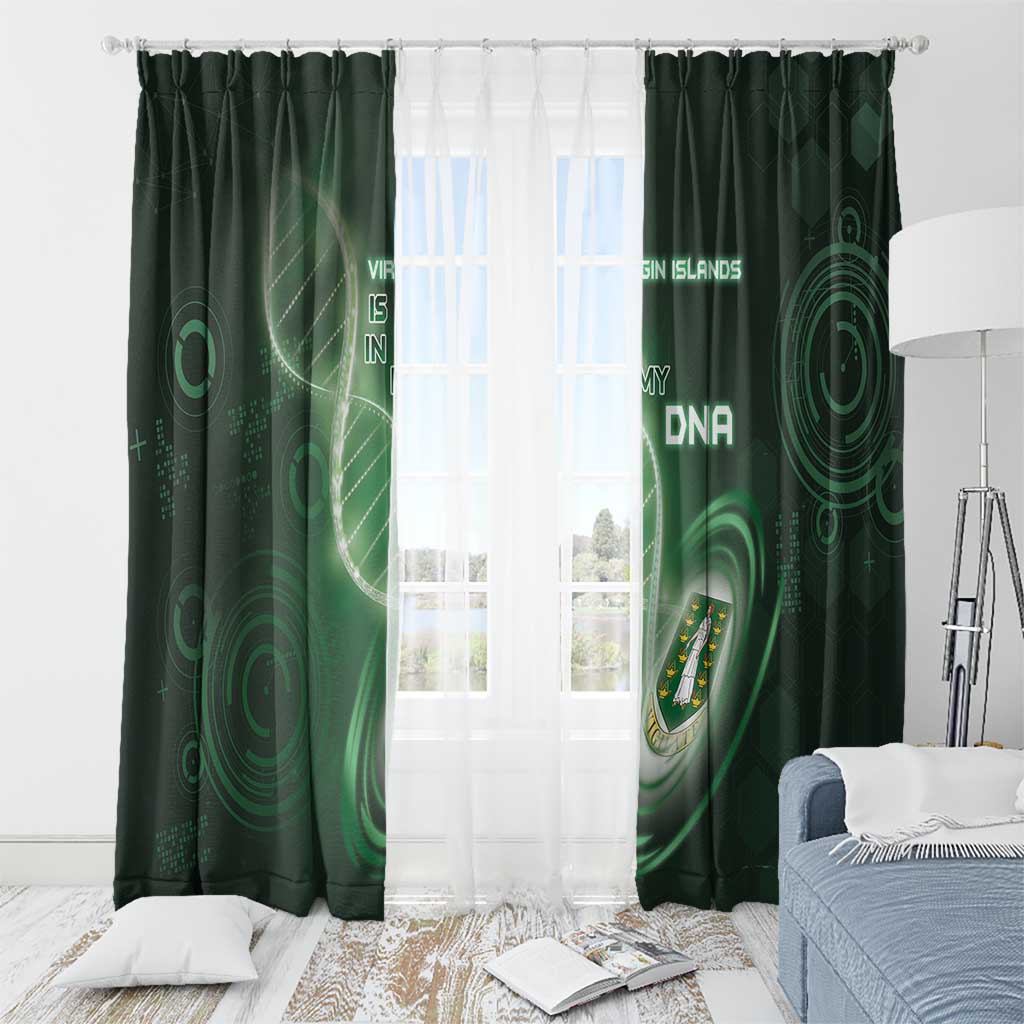 The British Virgin Islands Is In My DNA Window Curtain - Wonder Print Shop