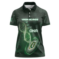 Personalized The British Virgin Islands Is In My DNA Women Polo Shirt - Wonder Print Shop