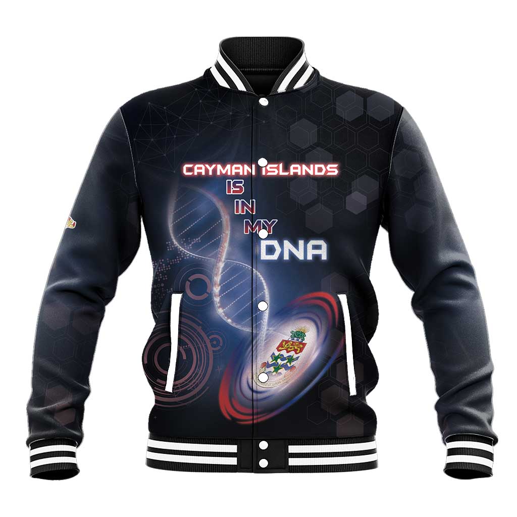 Personalized The Cayman Islands Is In My DNA Baseball Jacket - Wonder Print Shop