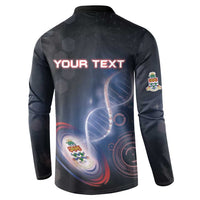 Personalized The Cayman Islands Is In My DNA Button Sweatshirt - Wonder Print Shop