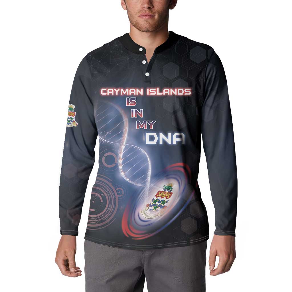 Personalized The Cayman Islands Is In My DNA Button Sweatshirt - Wonder Print Shop