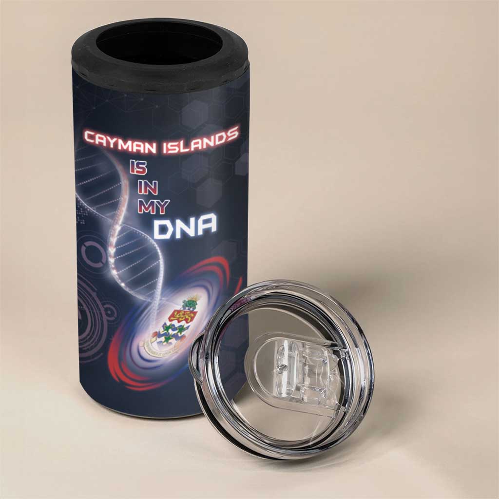 Personalized The Cayman Islands Is In My DNA 4 in 1 Can Cooler Tumbler - Wonder Print Shop