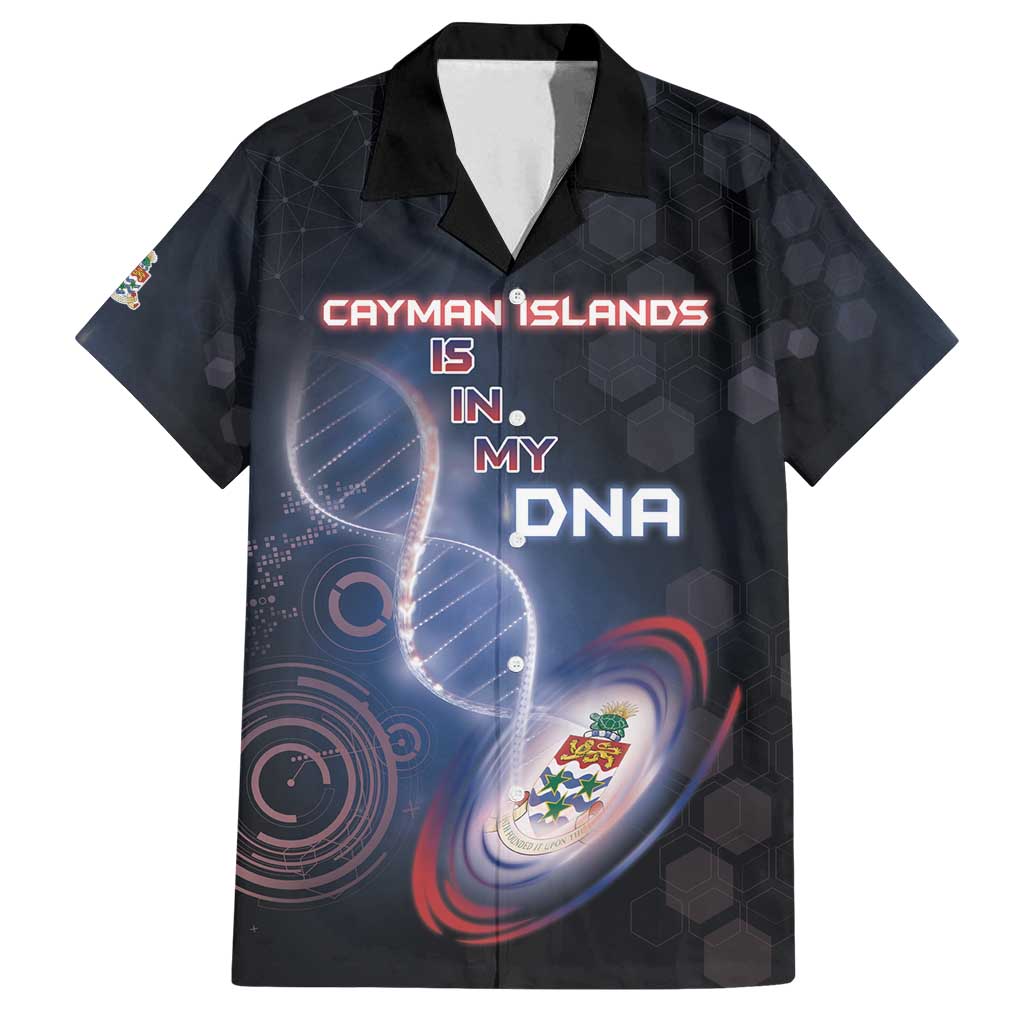 Personalized The Cayman Islands Is In My DNA Family Matching Off Shoulder Short Dress and Hawaiian Shirt - Wonder Print Shop