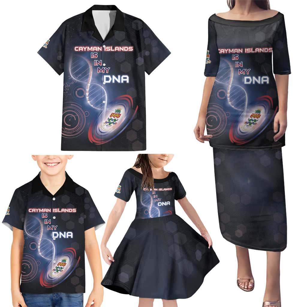 Personalized The Cayman Islands Is In My DNA Family Matching Puletasi and Hawaiian Shirt - Wonder Print Shop