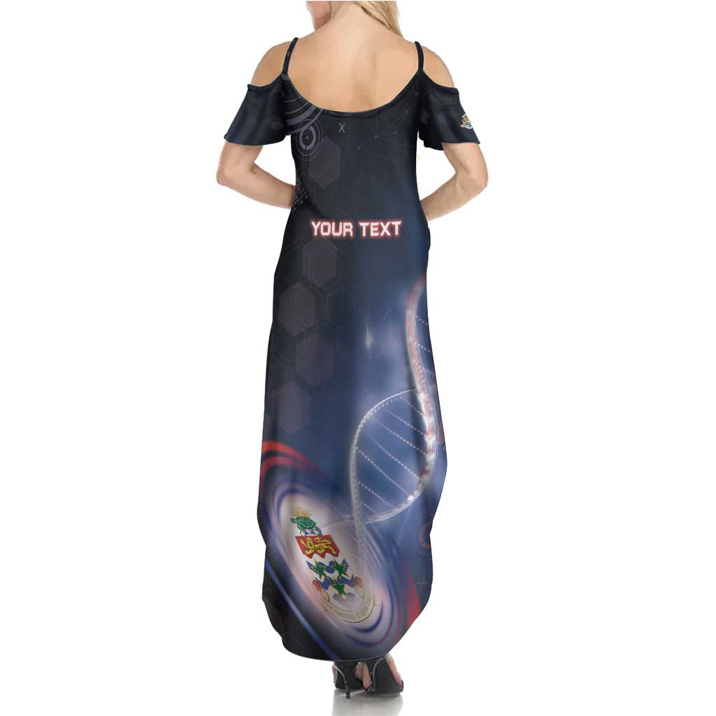 Personalized The Cayman Islands Is In My DNA Family Matching Summer Maxi Dress and Hawaiian Shirt - Wonder Print Shop