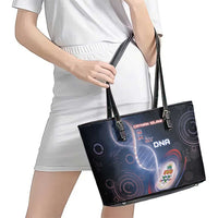 The Cayman Islands Is In My DNA Leather Tote Bag - Wonder Print Shop