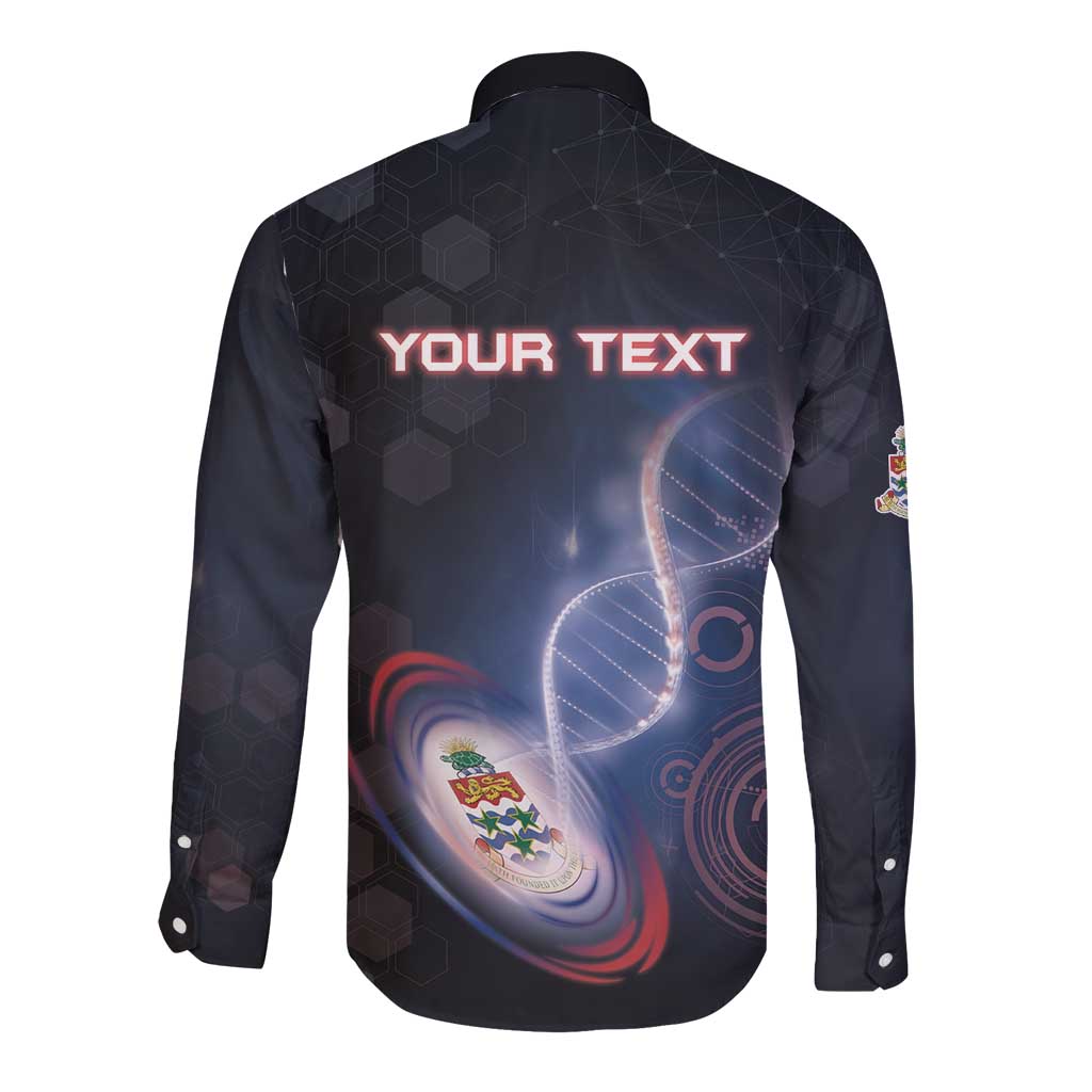 Personalized The Cayman Islands Is In My DNA Long Sleeve Button Shirt - Wonder Print Shop