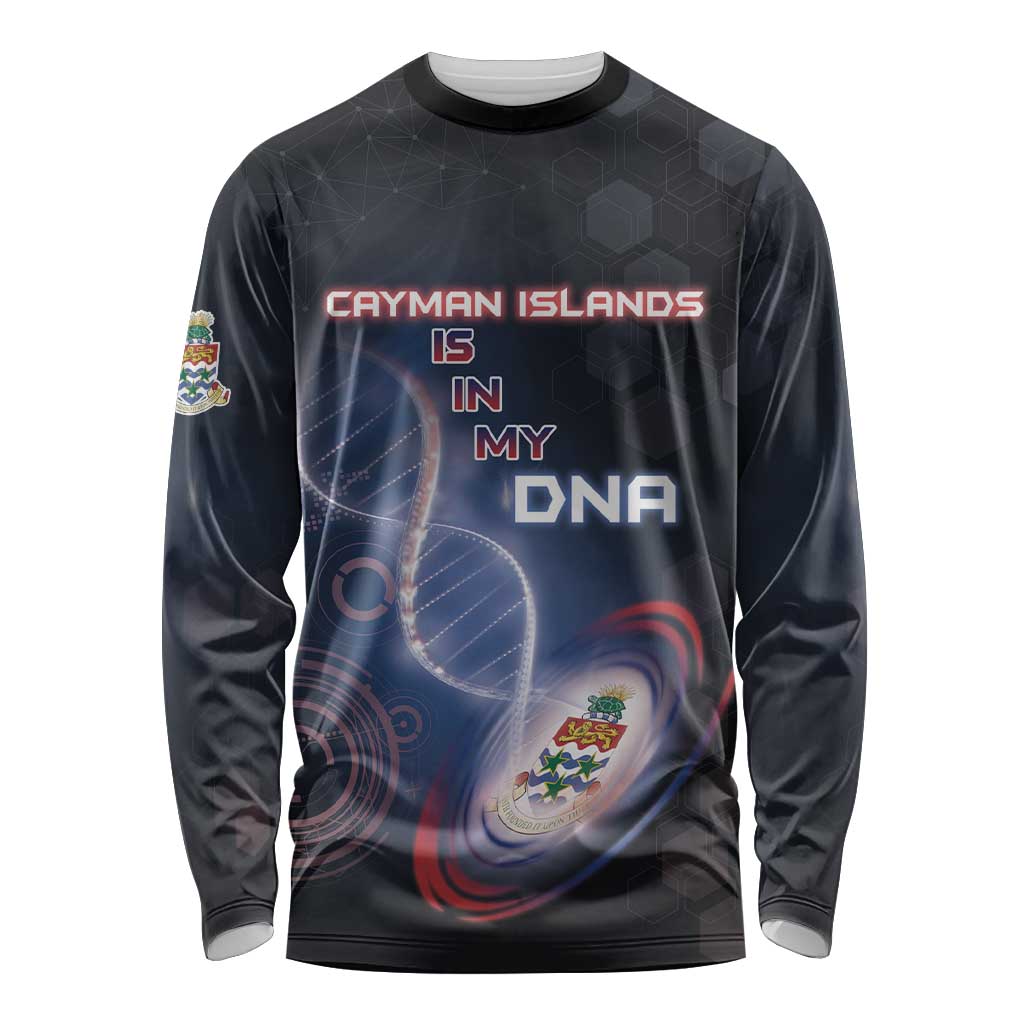 Personalized The Cayman Islands Is In My DNA Long Sleeve Shirt - Wonder Print Shop