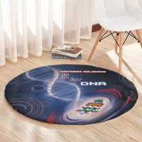 The Cayman Islands Is In My DNA Round Carpet - Wonder Print Shop