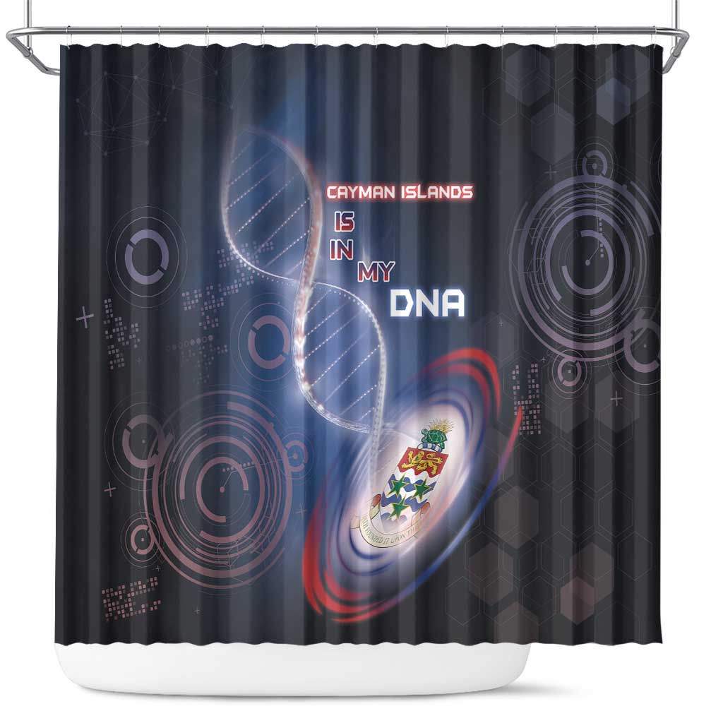The Cayman Islands Is In My DNA Shower Curtain - Wonder Print Shop