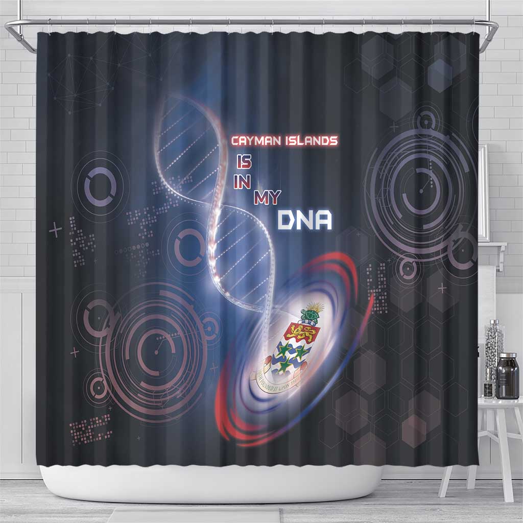 The Cayman Islands Is In My DNA Shower Curtain - Wonder Print Shop