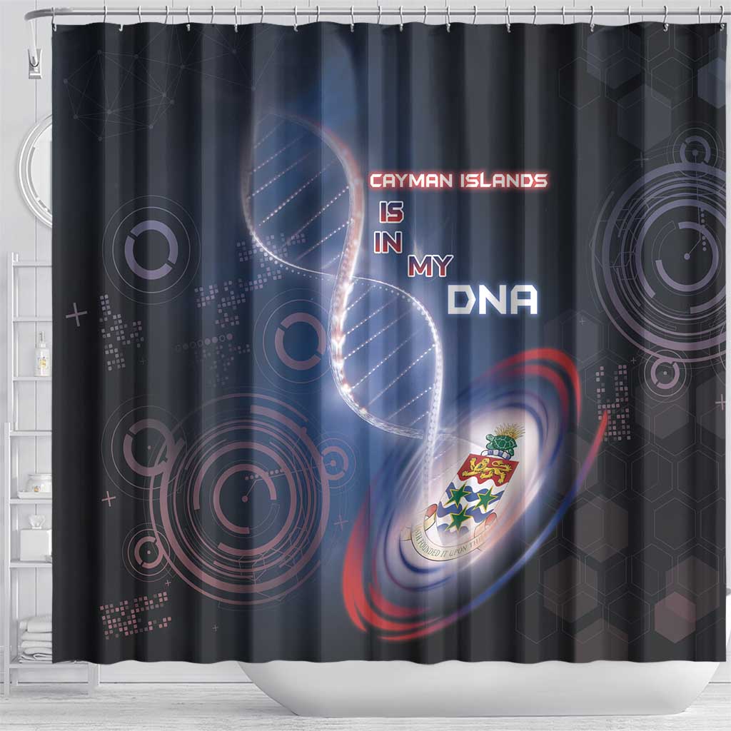 The Cayman Islands Is In My DNA Shower Curtain - Wonder Print Shop