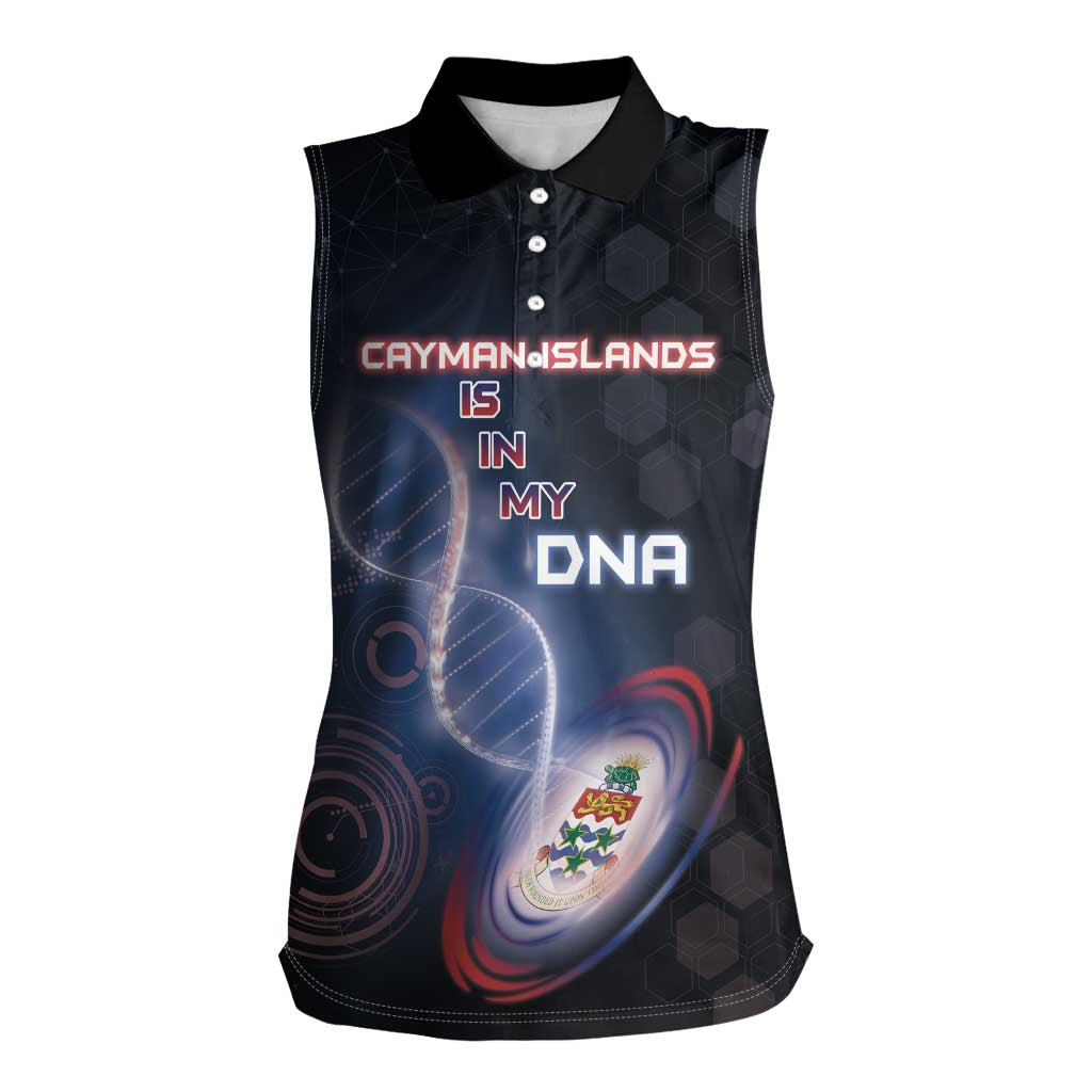 Personalized The Cayman Islands Is In My DNA Women Sleeveless Polo Shirt - Wonder Print Shop