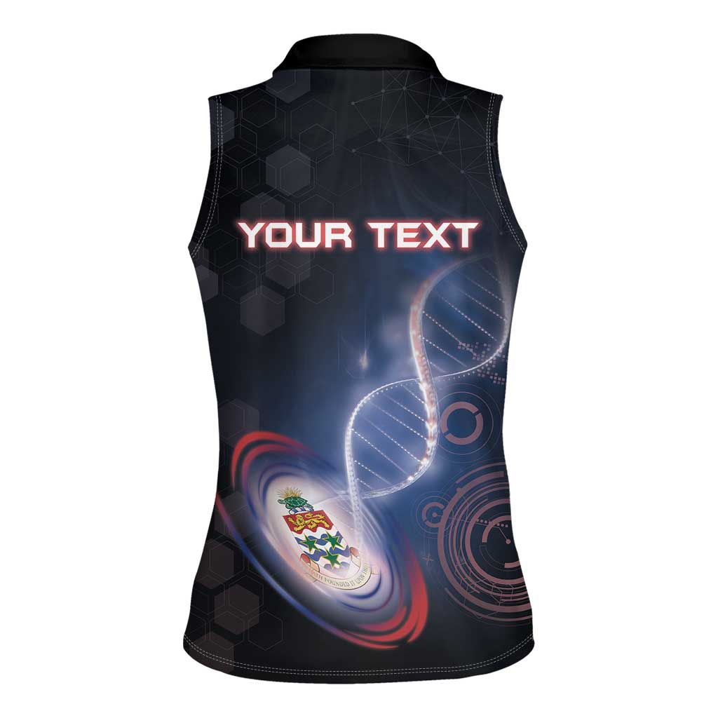 Personalized The Cayman Islands Is In My DNA Women Sleeveless Polo Shirt - Wonder Print Shop