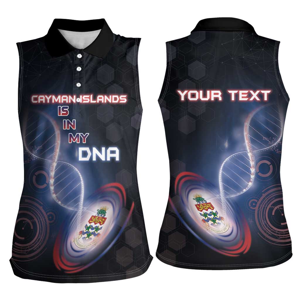 Personalized The Cayman Islands Is In My DNA Women Sleeveless Polo Shirt - Wonder Print Shop
