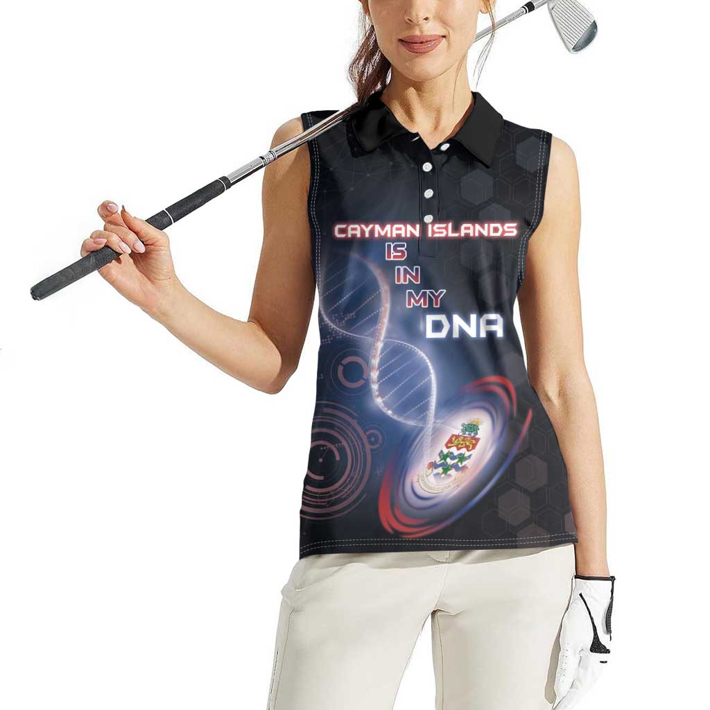 Personalized The Cayman Islands Is In My DNA Women Sleeveless Polo Shirt - Wonder Print Shop