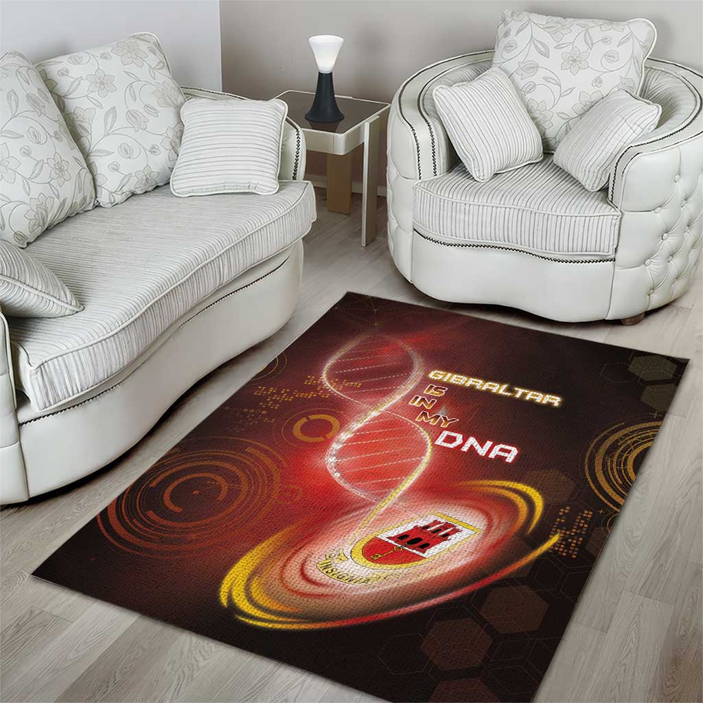Gibraltar Is In My DNA Area Rug - Wonder Print Shop