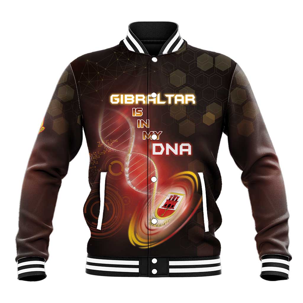 Personalized Gibraltar Is In My DNA Baseball Jacket - Wonder Print Shop