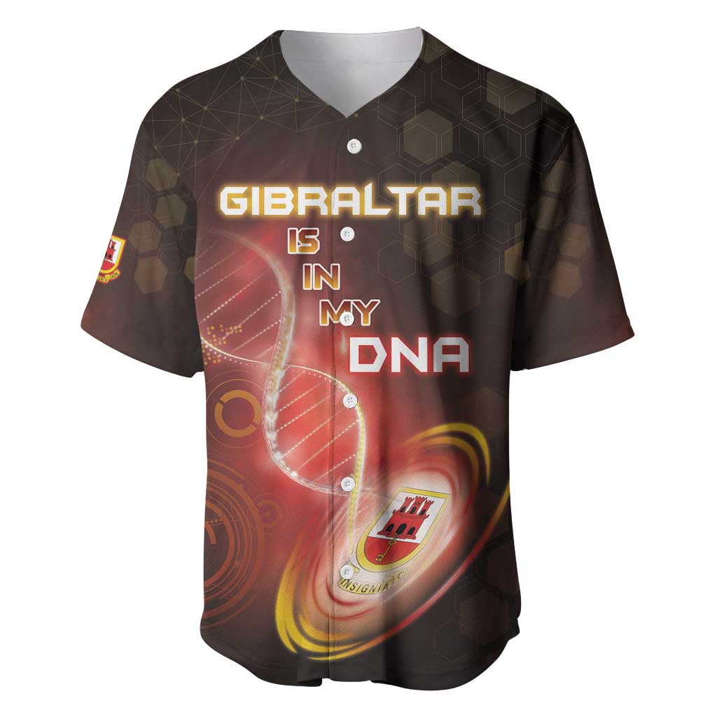 Personalized Gibraltar Is In My DNA Baseball Jersey - Wonder Print Shop