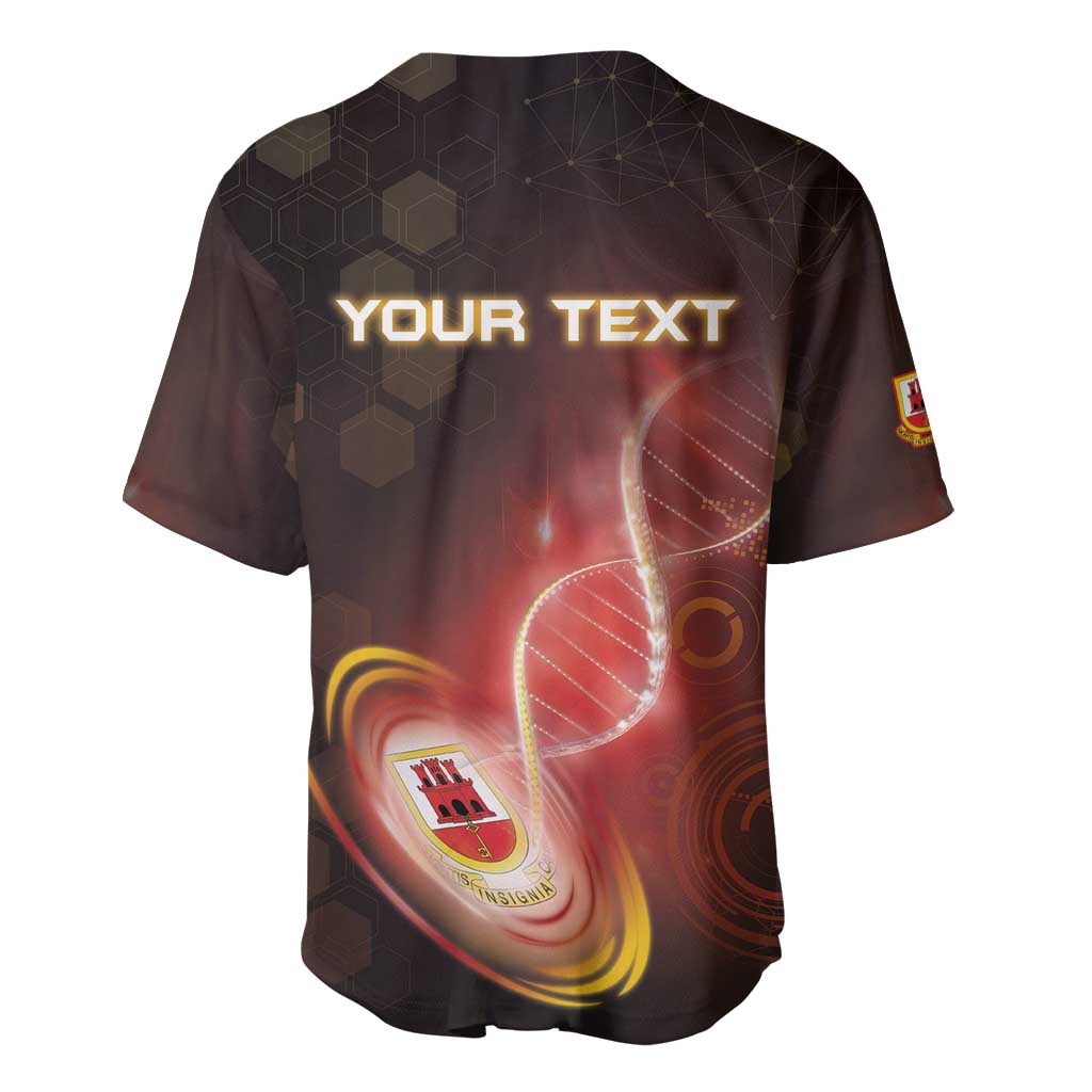 Personalized Gibraltar Is In My DNA Baseball Jersey - Wonder Print Shop
