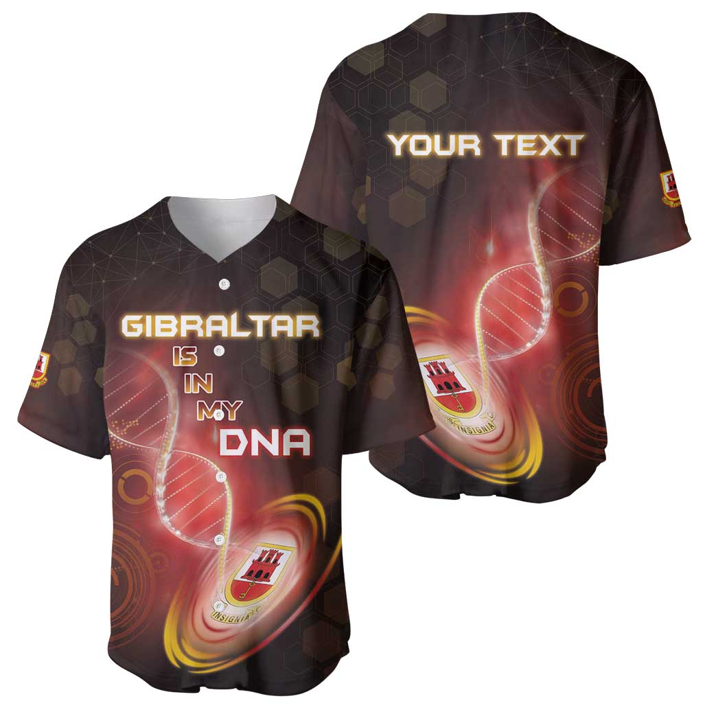 Personalized Gibraltar Is In My DNA Baseball Jersey - Wonder Print Shop