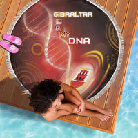 Gibraltar Is In My DNA Beach Blanket - Wonder Print Shop