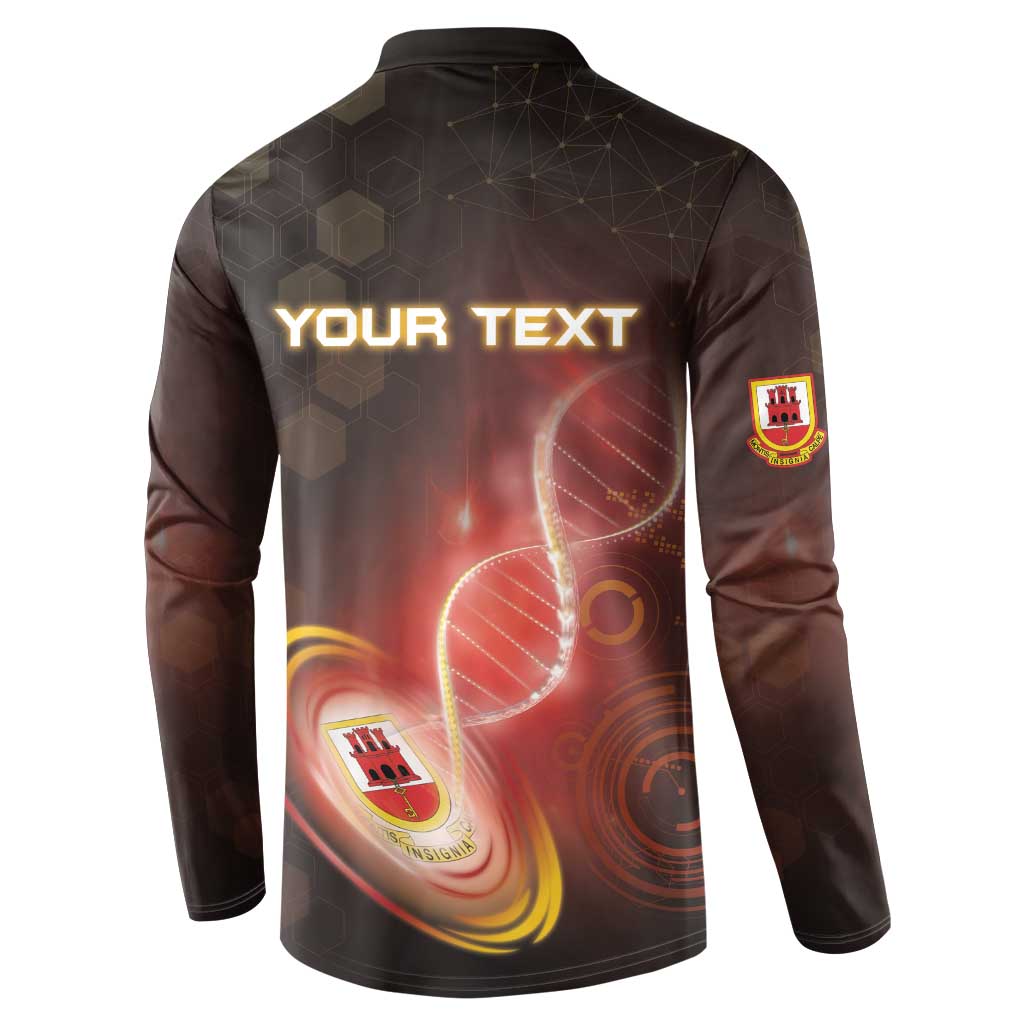 Personalized Gibraltar Is In My DNA Button Sweatshirt - Wonder Print Shop