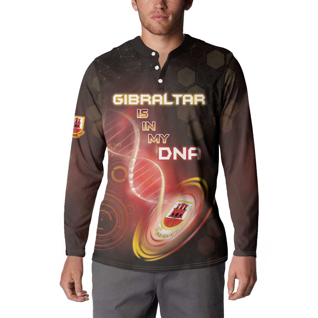 Personalized Gibraltar Is In My DNA Button Sweatshirt - Wonder Print Shop