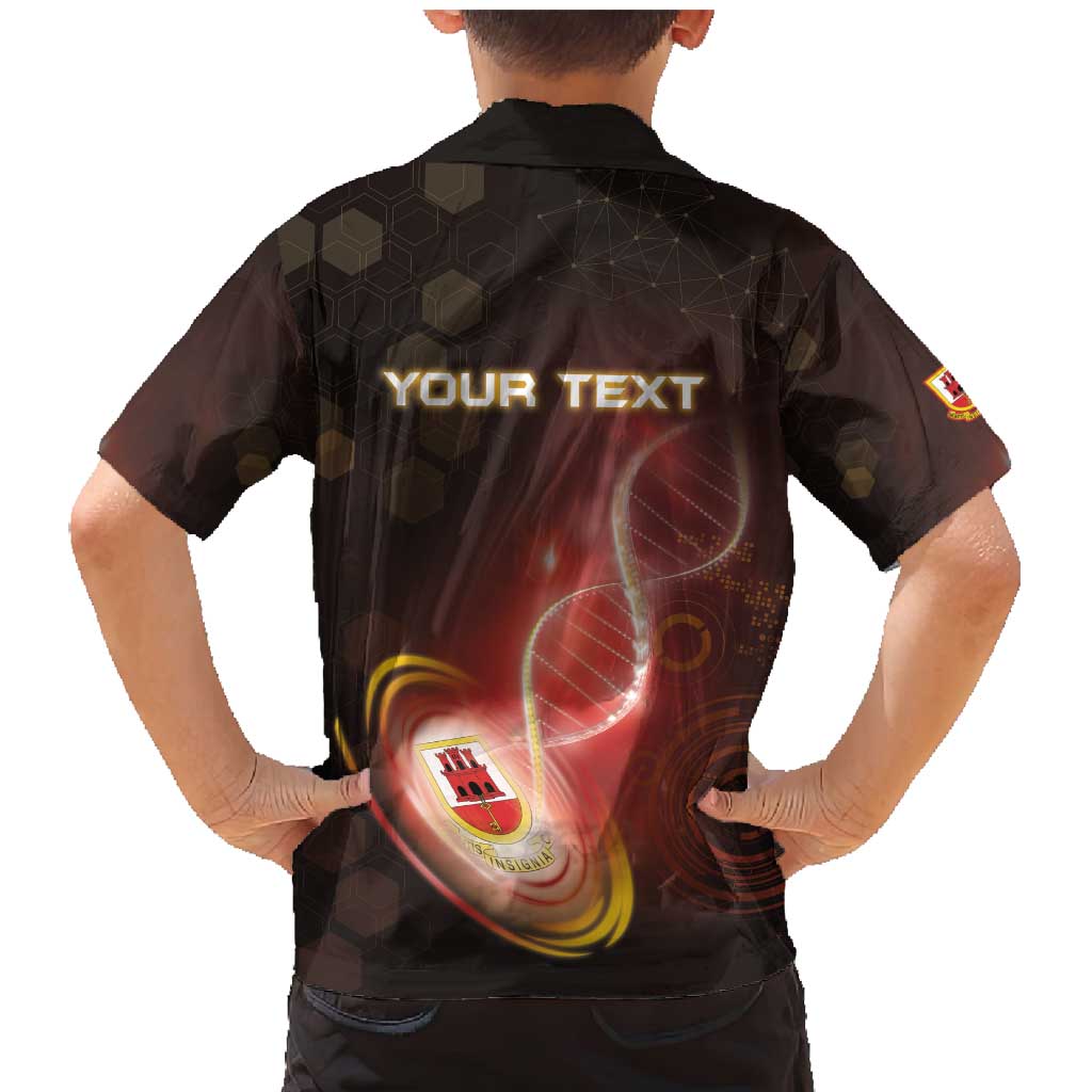 Personalized Gibraltar Is In My DNA Family Matching Mermaid Dress and Hawaiian Shirt - Wonder Print Shop