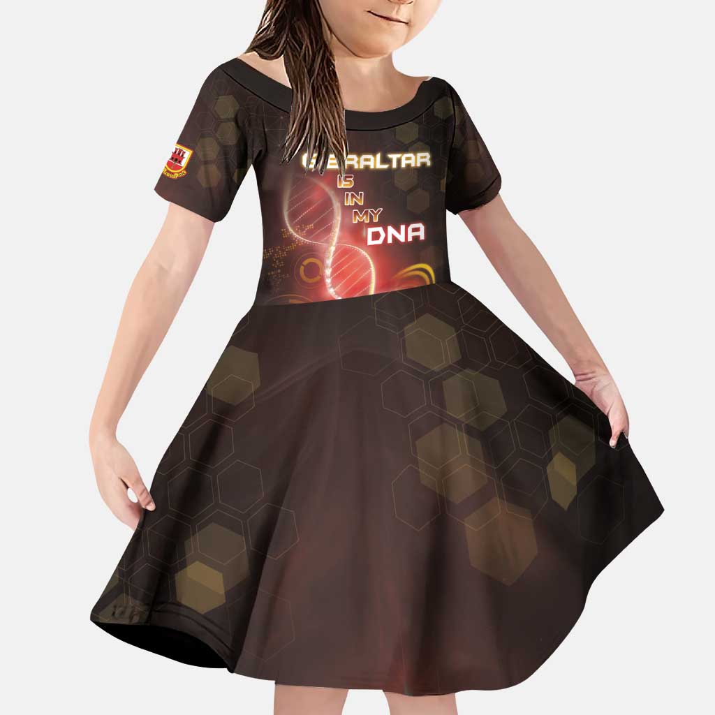 Personalized Gibraltar Is In My DNA Family Matching Puletasi and Hawaiian Shirt - Wonder Print Shop