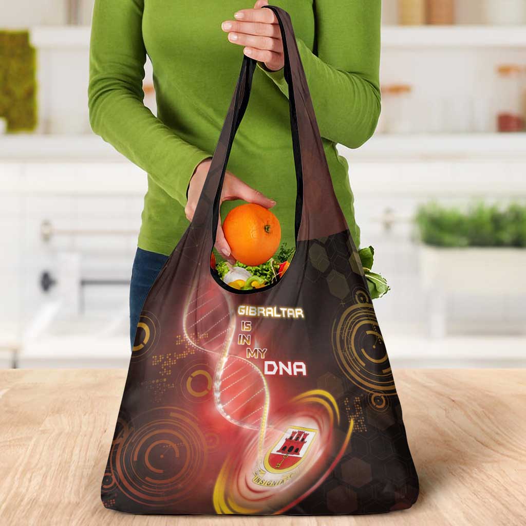 Gibraltar Is In My DNA Grocery Bag - Wonder Print Shop