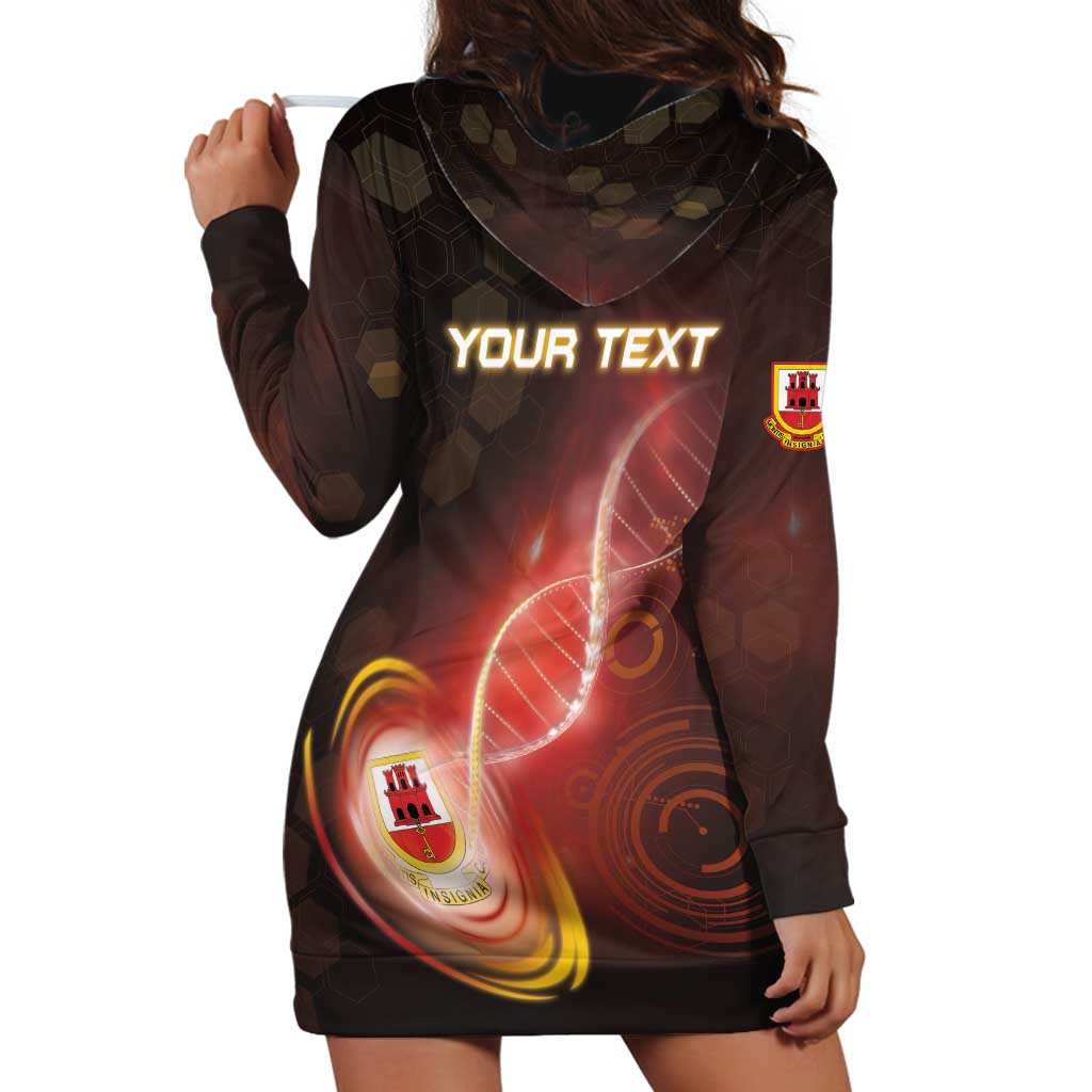 Personalized Gibraltar Is In My DNA Hoodie Dress - Wonder Print Shop