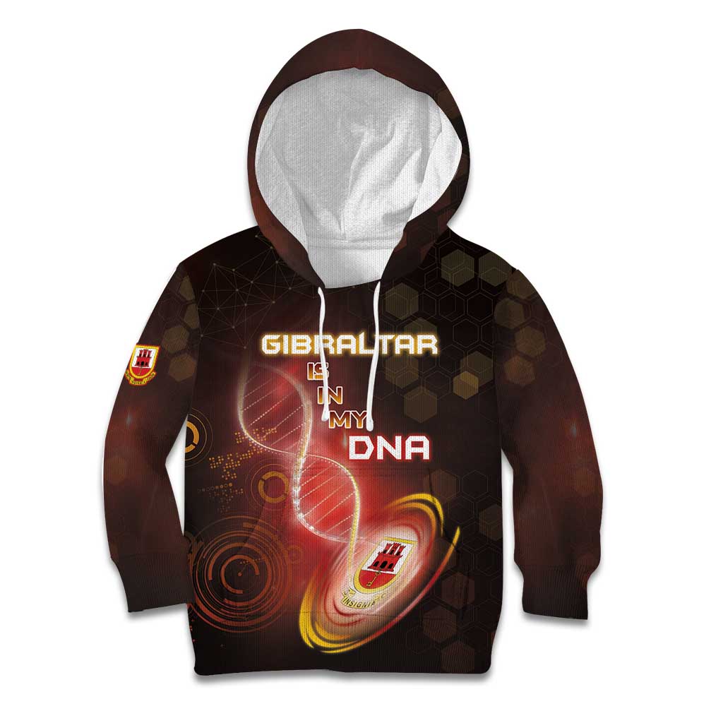 Personalized Gibraltar Is In My DNA Kid Hoodie - Wonder Print Shop