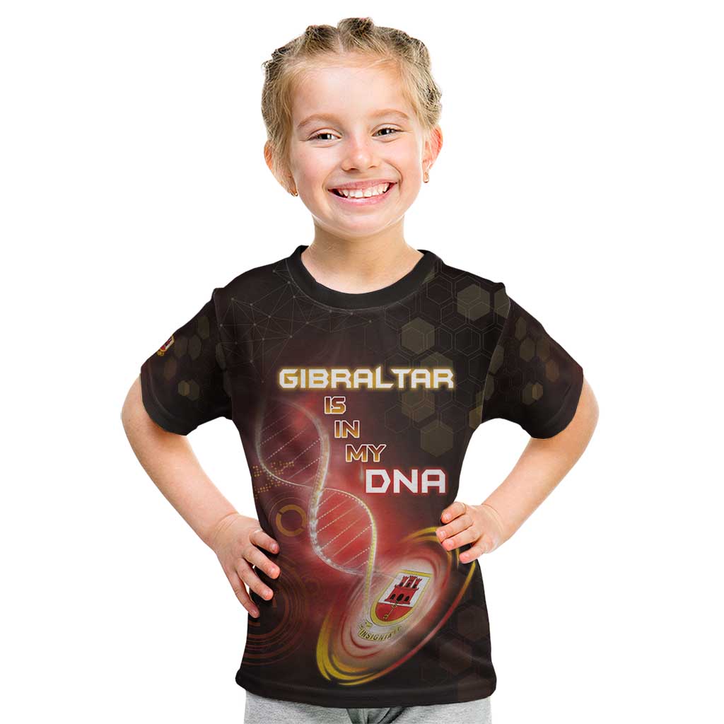 Personalized Gibraltar Is In My DNA Kid T Shirt - Wonder Print Shop