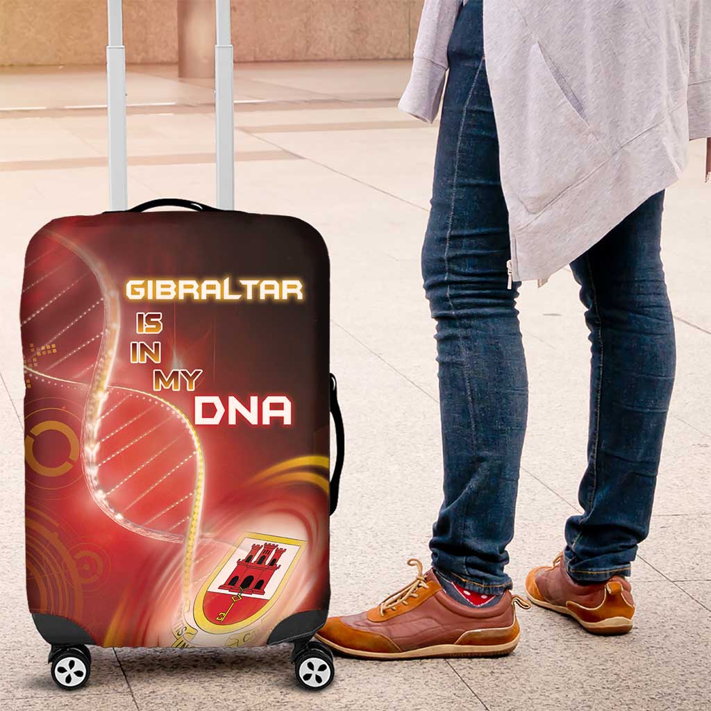 Gibraltar Is In My DNA Luggage Cover - Wonder Print Shop