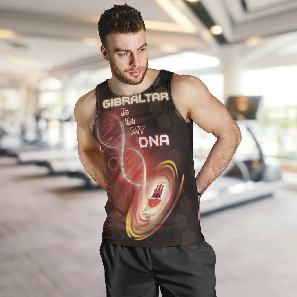 Personalized Gibraltar Is In My DNA Men Tank Top - Wonder Print Shop