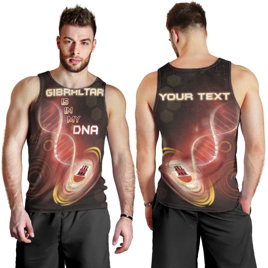 Personalized Gibraltar Is In My DNA Men Tank Top - Wonder Print Shop