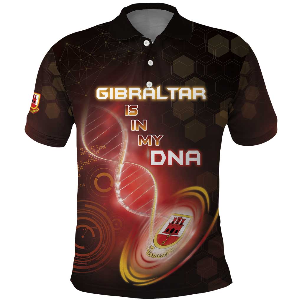 Personalized Gibraltar Is In My DNA Polo Shirt - Wonder Print Shop