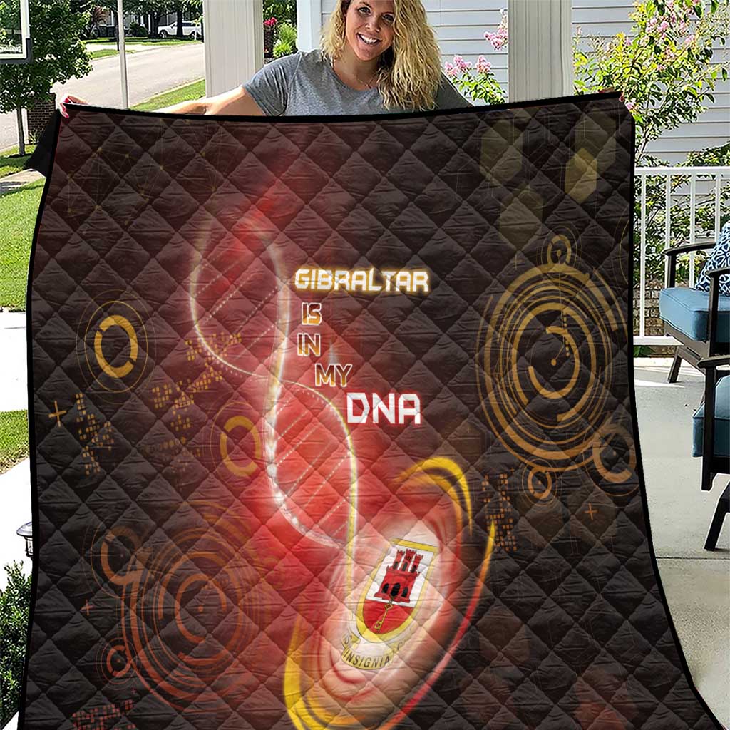Gibraltar Is In My DNA Quilt - Wonder Print Shop