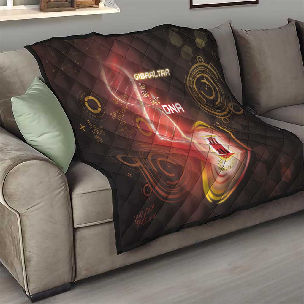 Gibraltar Is In My DNA Quilt - Wonder Print Shop