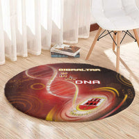 Gibraltar Is In My DNA Round Carpet - Wonder Print Shop