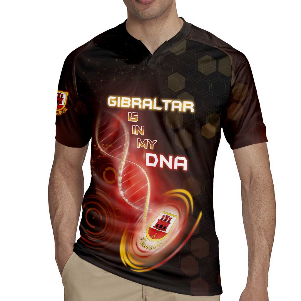 Personalized Gibraltar Is In My DNA Rugby Jersey - Wonder Print Shop
