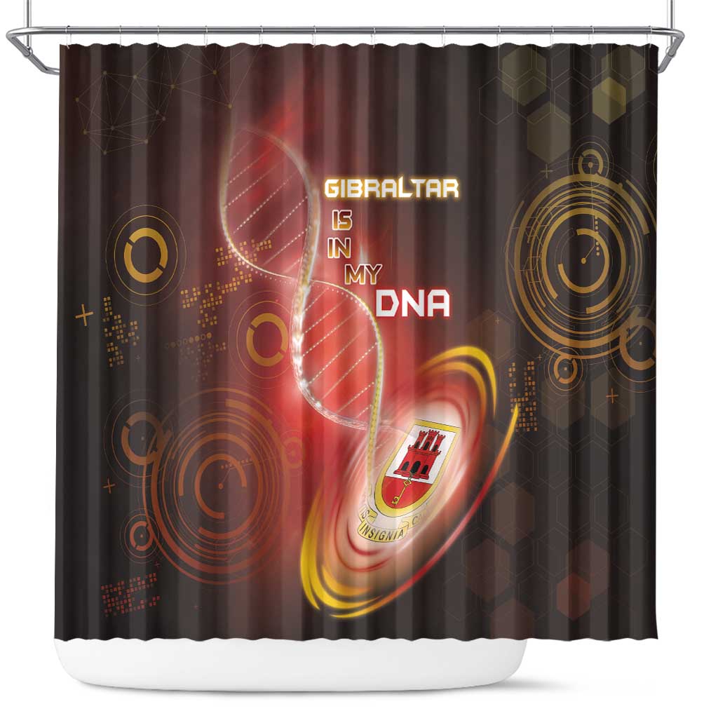 Gibraltar Is In My DNA Shower Curtain - Wonder Print Shop