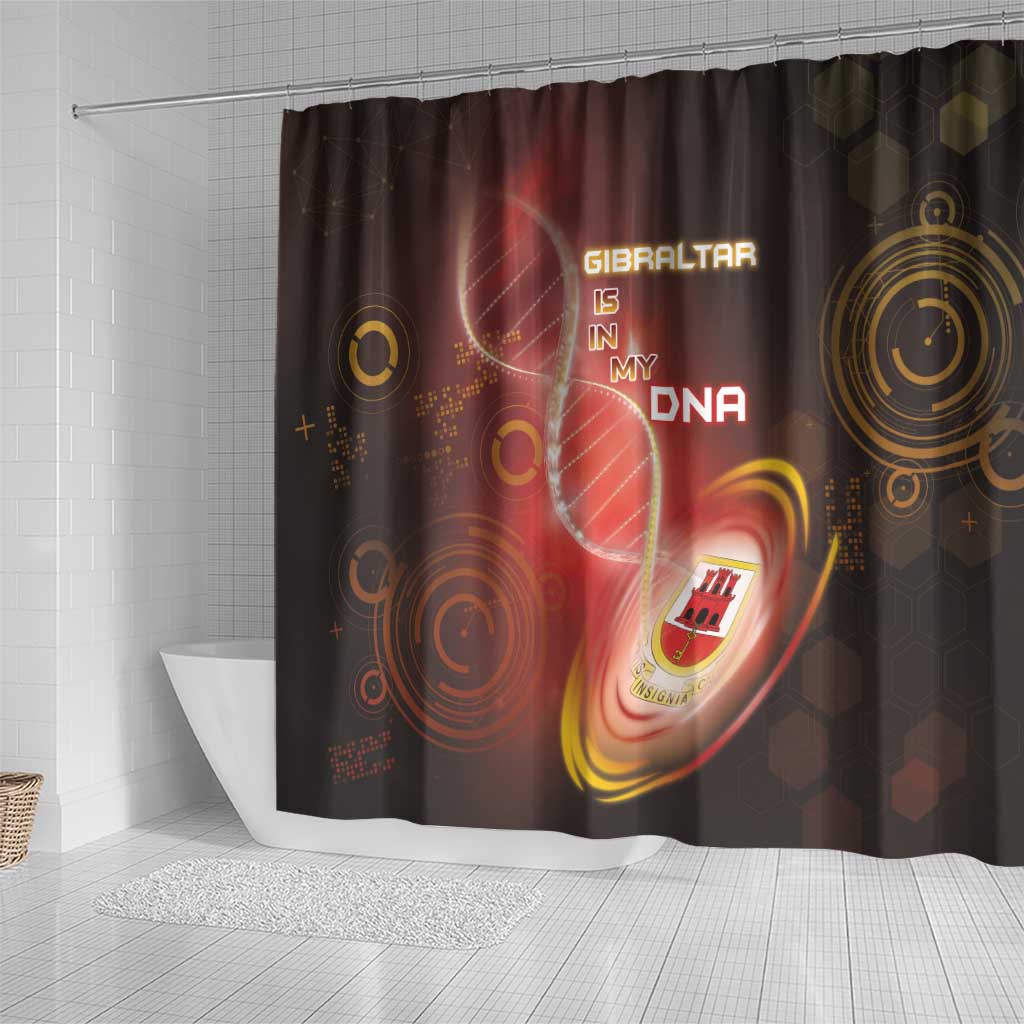 Gibraltar Is In My DNA Shower Curtain - Wonder Print Shop