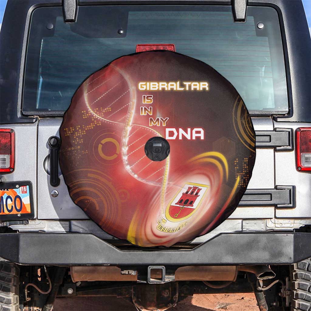 Gibraltar Is In My DNA Spare Tire Cover - Wonder Print Shop