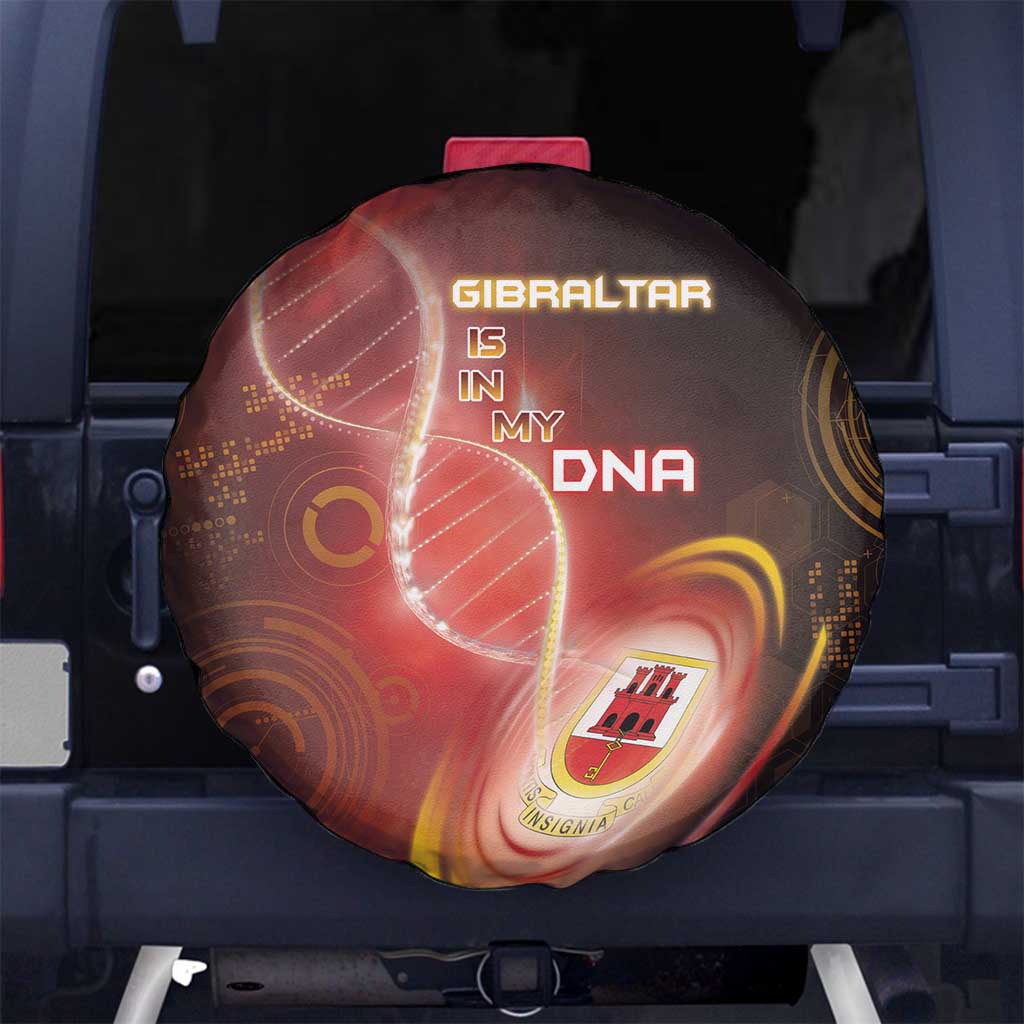 Gibraltar Is In My DNA Spare Tire Cover - Wonder Print Shop